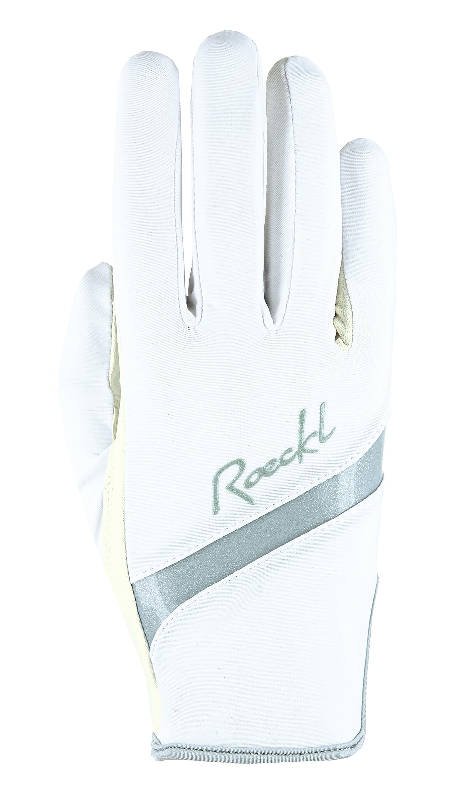 Roeckl Sports equestrian gloves LORRAINE, ladies summer riding glove, white 8.5