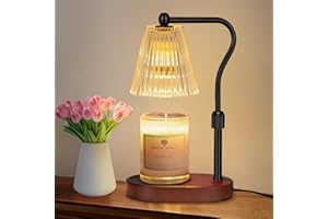 Engpure Candle Warmer Lamp with Dimmer, Candle Warmer with Timer Adjustable Height for Scented Wax Jar Candles, Gifts for Women Mom New Home Decor, for Women Mothers Day