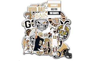 TRANSMERIDIAN TRAVELER 26 PCS American Football Rugby Stickers for Water Bottle, Laptop, Bicycle, Computer, Motorcycle, Travel Case, Car Decal Decoration Sticker 2-2.5 inches