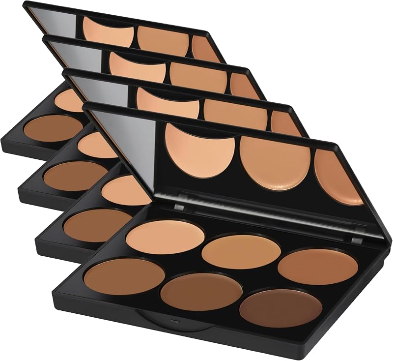 Sleek MakeUP Cream Contour Kit Dark 6 Shades 2 Highlighting 4 Contour Mix Pack