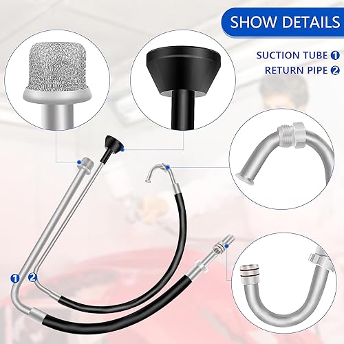 Suction Tube Reflux Line Airless Paint Sprayer Accessories Compatible
