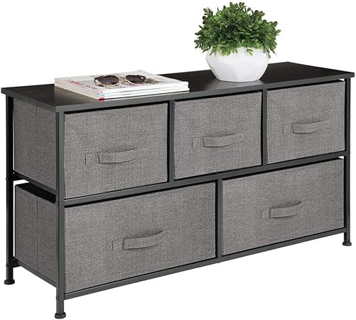 Amazon Com Mdesign Extra Wide Dresser Storage Tower Sturdy