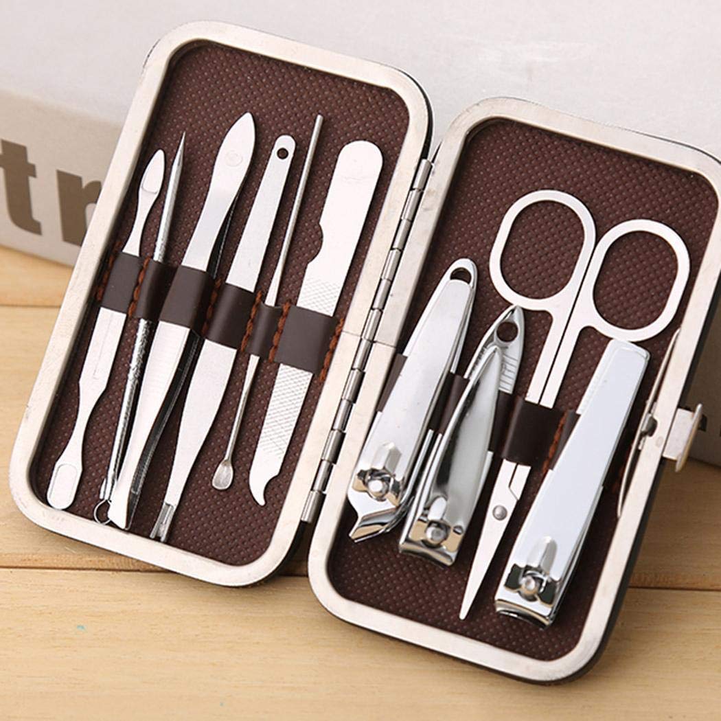 Zimrio 10pcs manucure pédicure ongles soins set coupe-ongles nipper cutter kit Accessoires de décoration pour nail art