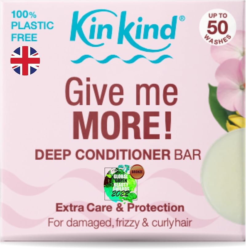 KinKind Give me MORE Deep Conditioner Bar for Curly Hair 50 washes UK