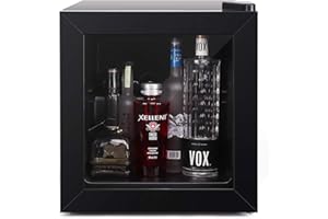 Northair Mini Freezer 1.1 Cu Ft with Glass Display Door 7 Temperature Settings for Ice Cream/Breast Milk/Sea Food/High-alcohol Liquor