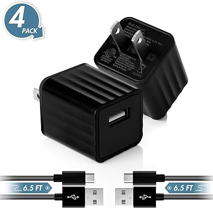 Amazon Com Cargador De Pared Usb 2 1 A Adaptador De Cargador
