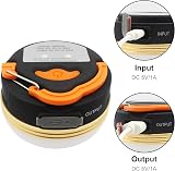 Mostop 2 Pack Camping Light Lantern LED USB Rechargeable 3 Modes IP43 view 3