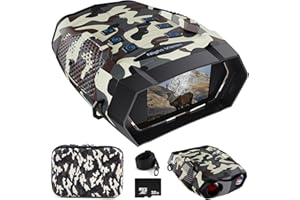 Digitgarden Night Vision Goggles 48MP 4K for Darkness, Digital Infrared Night Vision Binoculars with 8X Digital Zoom, 2000FT Distance,3'' Screen has 8 Levels of IR, Camping, Hiking and Hunting