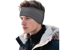 Trodalo Winter Warmers Headbands for Women Men Soft Cold Weather Ear Headband Fleece Ear Muffs for Running Cycling Ski Hike