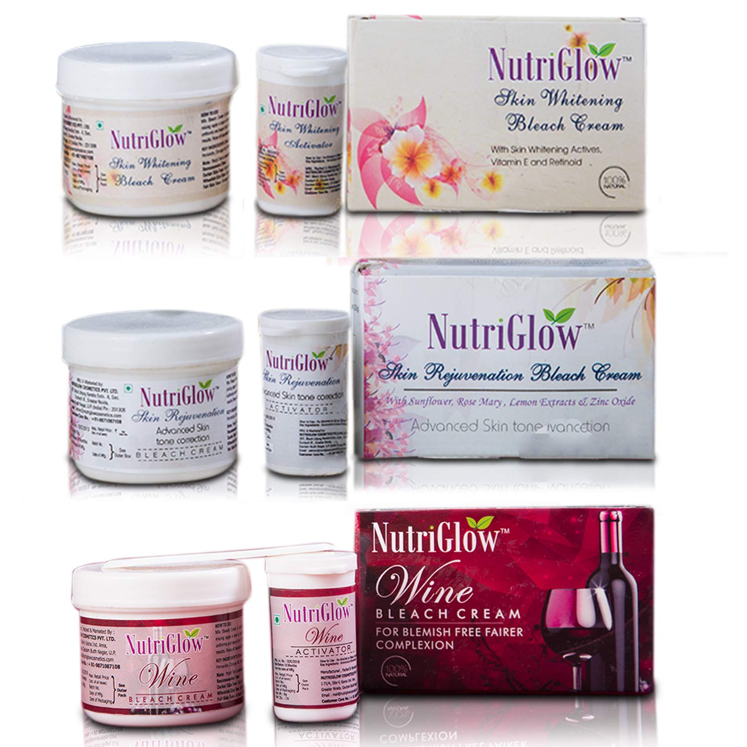 nutriglow bleach cream