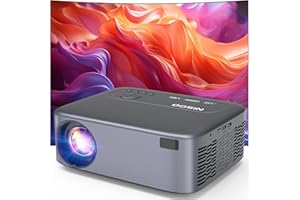 【Electric Focus】NISOO Native 1080P Projector, 4K Supported Projector with WiFi and Bluetooth, Zoom Function, Outdoor Movie for Phone/Laptop/TV Stick/DVD/USB/HDMI
