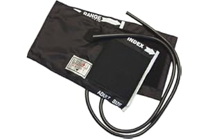 Graham-Field 2355-2C Labtron Accumax Blood Pressure Cuff & 2-Tube Latex Bladder, Child, Black