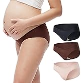 Momcozy Maternity Underwear for Women | Pregnancy Postpartum Panties | Under the Bump Bikinis | One Size