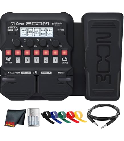 Amazon.com: Zoom G1X FOUR Guitar Multi-Effects Processor with