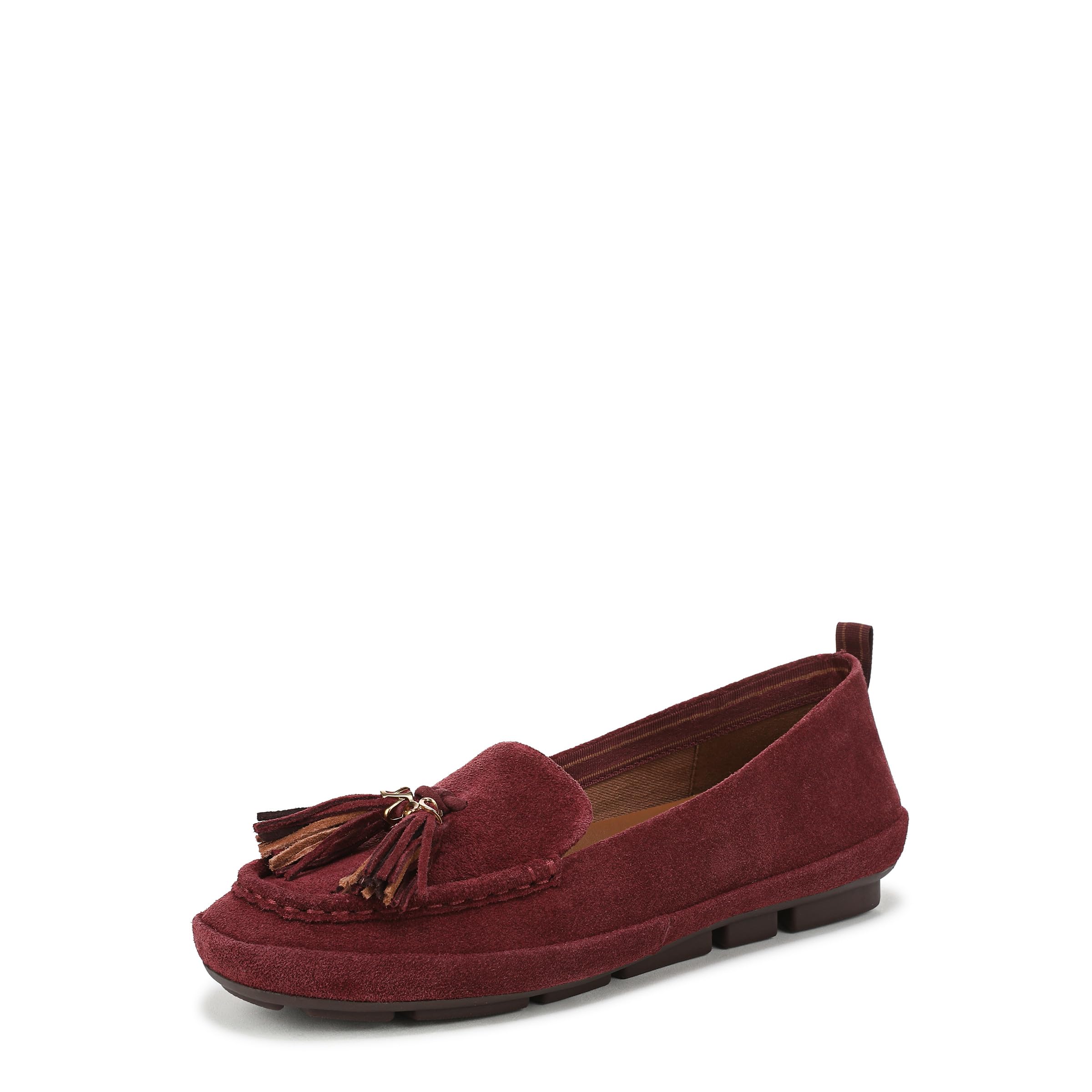 Naturalizer Women’s Betsy Driving Style Loafer Cranberry Red Suede 9.5 W