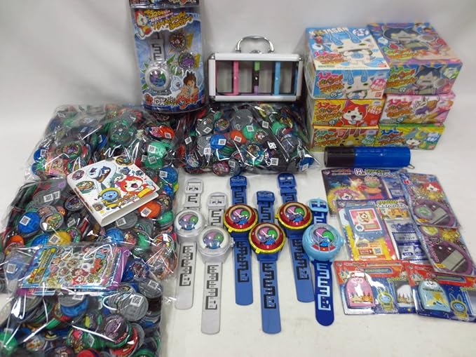 Amazon 069q445e妖怪ウォッチ まとめセット Dx妖怪ウォッチ 零式 U プロトタイプ メダル6 5kg プラモデル 等 動作確認済み アニメ 萌えグッズ 通販