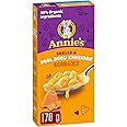 ANNIE'S - MACARONI AND CHEESE Shells and Real Aged Cheddar, No Artificial Flavours or Synthetic Colours, Contains Real Cheese