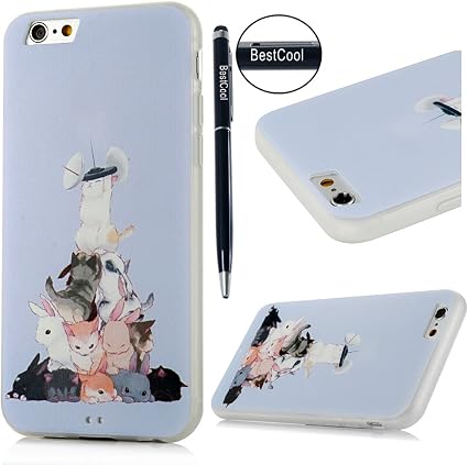 Amazon Bestcool Iphone6 4 7インチ Iphone6s適用ケース おしゃれ 信号を受ける猫 上絵 Tpu Pcバンパー カバー 防水 耐衝撃 保護カバー 装置やすい Bestcool パソコン 周辺機器 通販