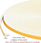 Bynsaer Weather Stripping Tape 6mm x 1.5mm x 20m Self-Adhesive view 2