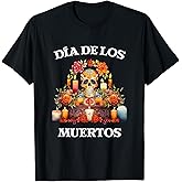 Dia De Los Muertos Day Of The Dead Sugar Skull T-Shirt