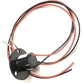 Taidacent 2 Wires 15A 20A 30A 40A 60A Slip Ring Collector Ring Rotary Electrical Contact (10A)