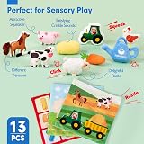 Hahaland Surprise Tissue Box Baby Toy Montessori 6-12 Months Farm Animals view 5