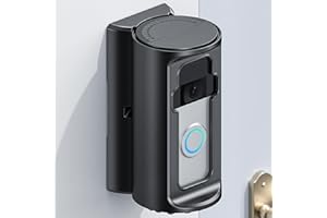 KMOUANTS Adjustable 360° Degree Doorbell Angle Mount Compatible with Ring/Wireless Video Doorbell/Battery Doorbell Plus/Pro Mount, Ring Camera Holder Door Mount no Drill