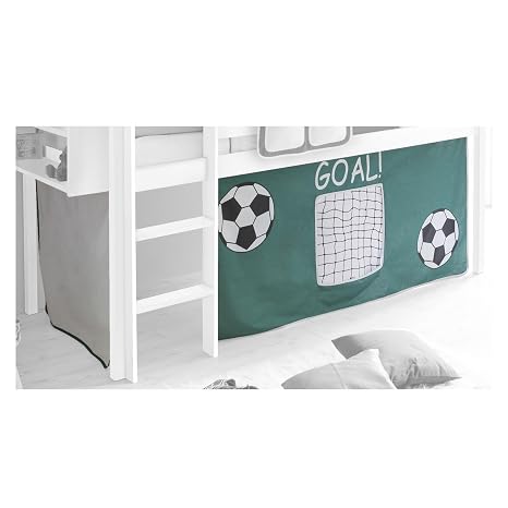 Idimex Vorhang Gardine Bettvorhang Fussball Zu Hochbett Rutschbett