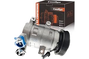 COOLIGO CO11332C Air Conditioning AC Compressor with Clutch Compatible with Ford Escape 2008-2012, Mazda Tribute & Mercury Mariner 2008-2011, 2.3L 2.5L