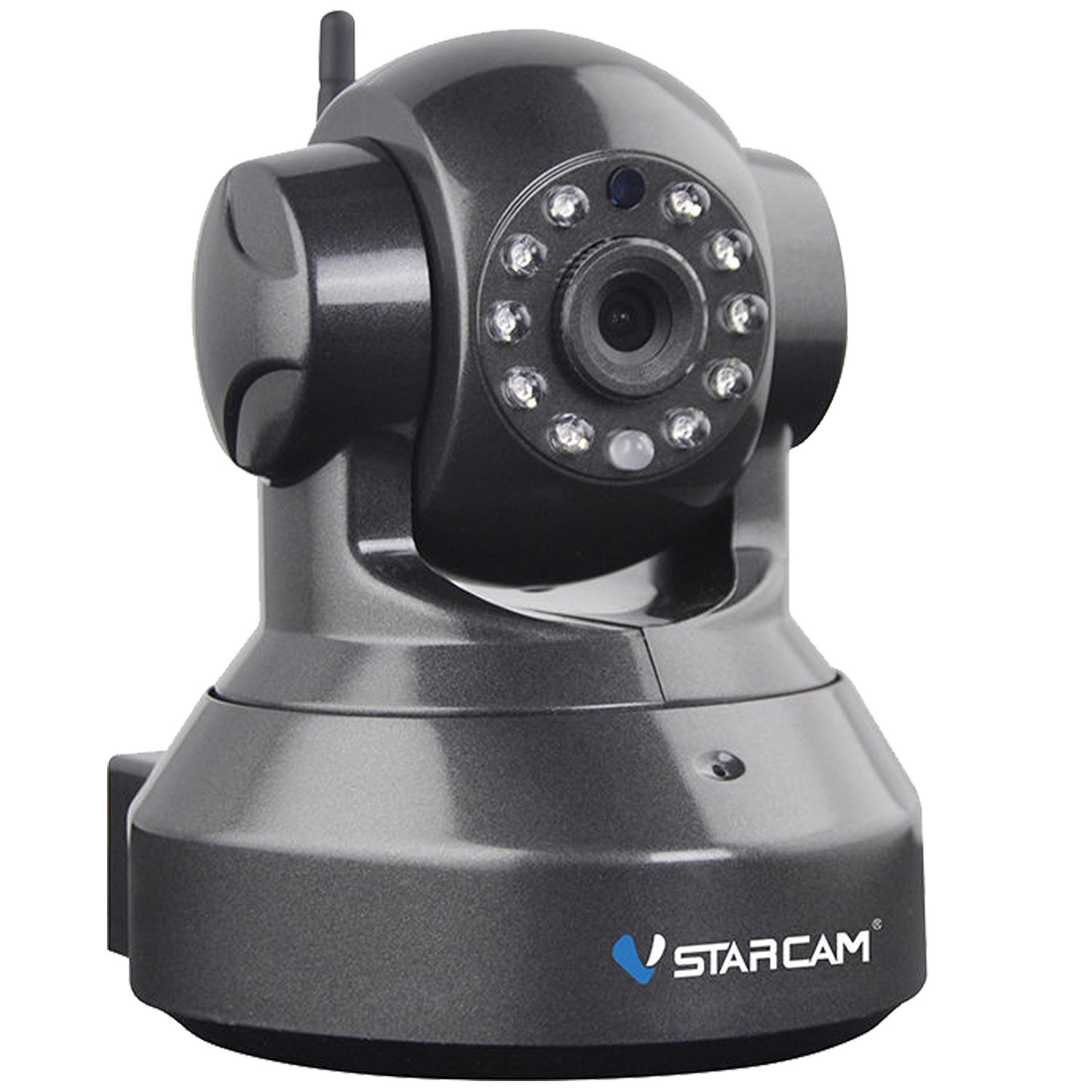 Vstarcam IP Camera, 720P HD WiFi Security Camera Surveillance Security System Video Recording Sonic Recognition P2P Pan Tilt Remote Motion Detect Alert With Two-Way Audio Support 128GB Micro SD,Black