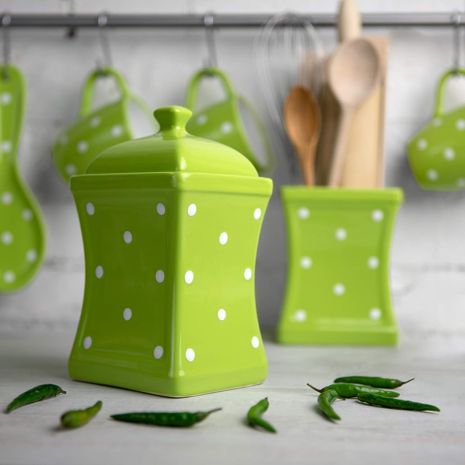 City to Cottage® Lime Green and White, Large - Image 3