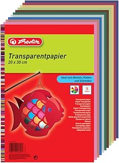 Herlitz 246413 Transparentpapier, 20 x 30 cm, 10 Blatt, 5-er Pack