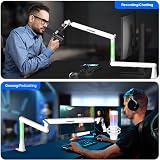 Aokeo AK-55 Microphone Arm Desk Low Profile Adjustable Boom Arm view 7