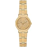 Michael Kors Women's Billie Three-Hand Gold-Tone Stainless Steel Bracelet Watch (Model: MK7554)