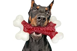 Kseroo Dog Toys for Aggressive Chewers: Indestructible Dog Chew Toys for Medium & Large Breed, Tough Dog Bone to Keep Them Bu
