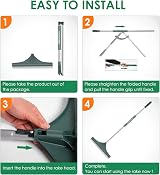 Grass Rake Artificial Grass Turf Brush with Foldable Handle 80-130 cm view 6
