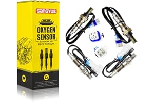 Sangyue 4X Oxygen O2 Sensor for 2008-2013 Chevrolet Silverado 1500 Tahoe Suburban 1500 Upstream + Downstream
