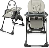 Kinderkraft Tummie 2-in-1 High Chair & Bouncer Grey