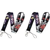 Pinstant Satoru Gojo Jujutsu Kaisen Anime Manga 17.7" Neck Lanyard Keychain Holder ID Badge Mobile Phone Pin Strap