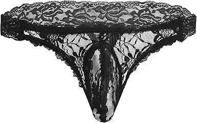 floral lace see through panties