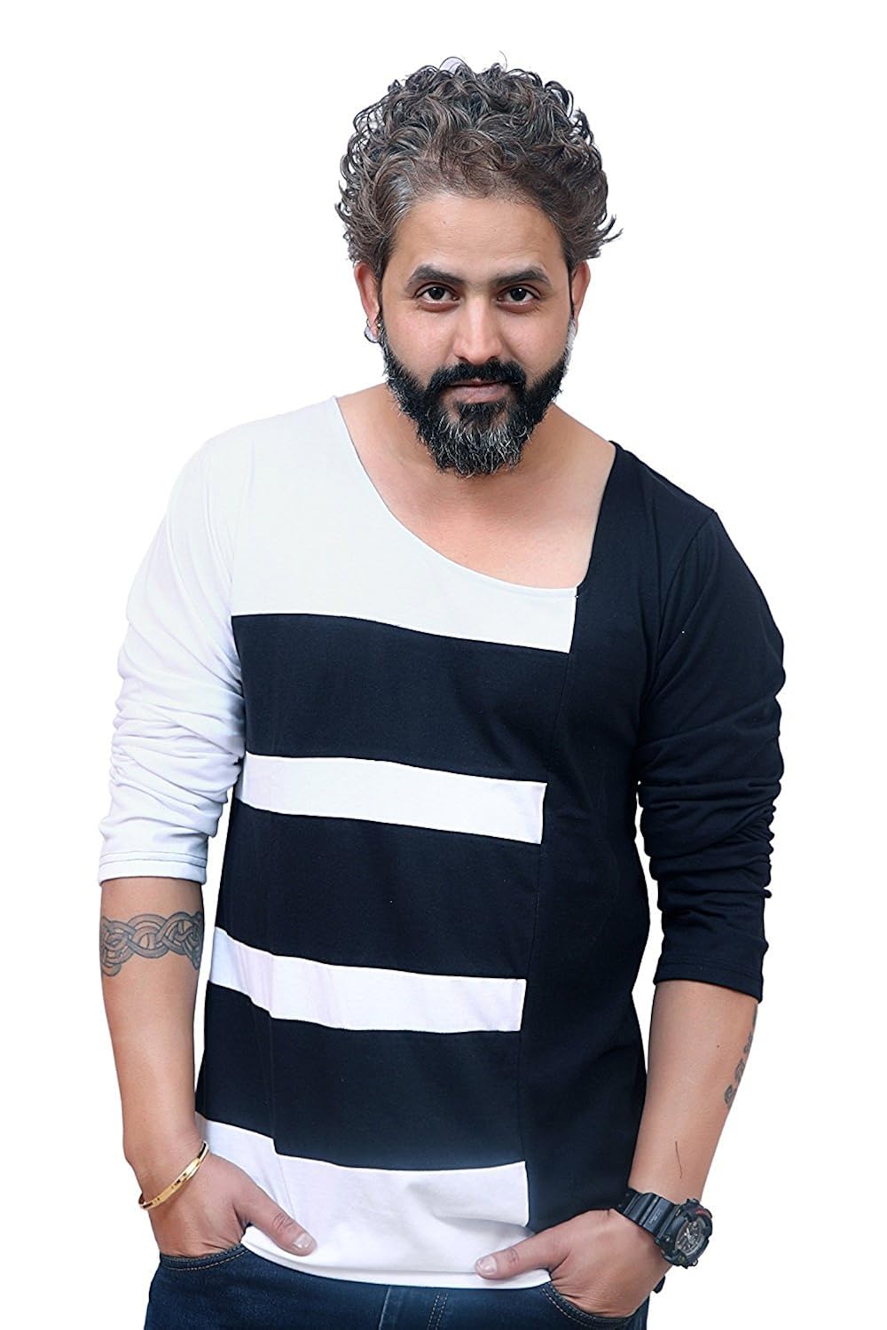 the eg store men's polycotton round neck t-shirt