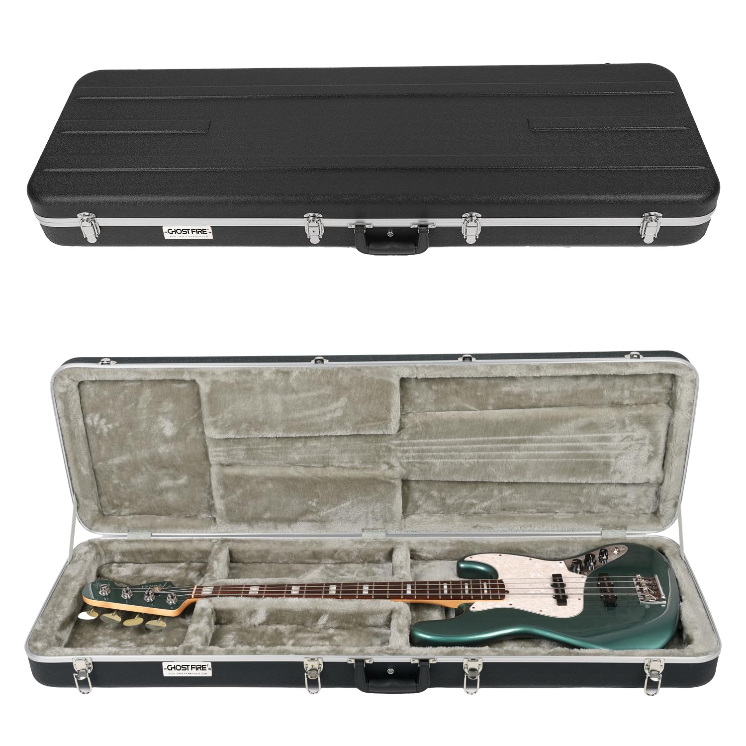 Photo 1 of GHOSTFIRE Hard-Shell Electric Bass Case Super thick ABS Molded Case fit Precision/Jazz (Bass)