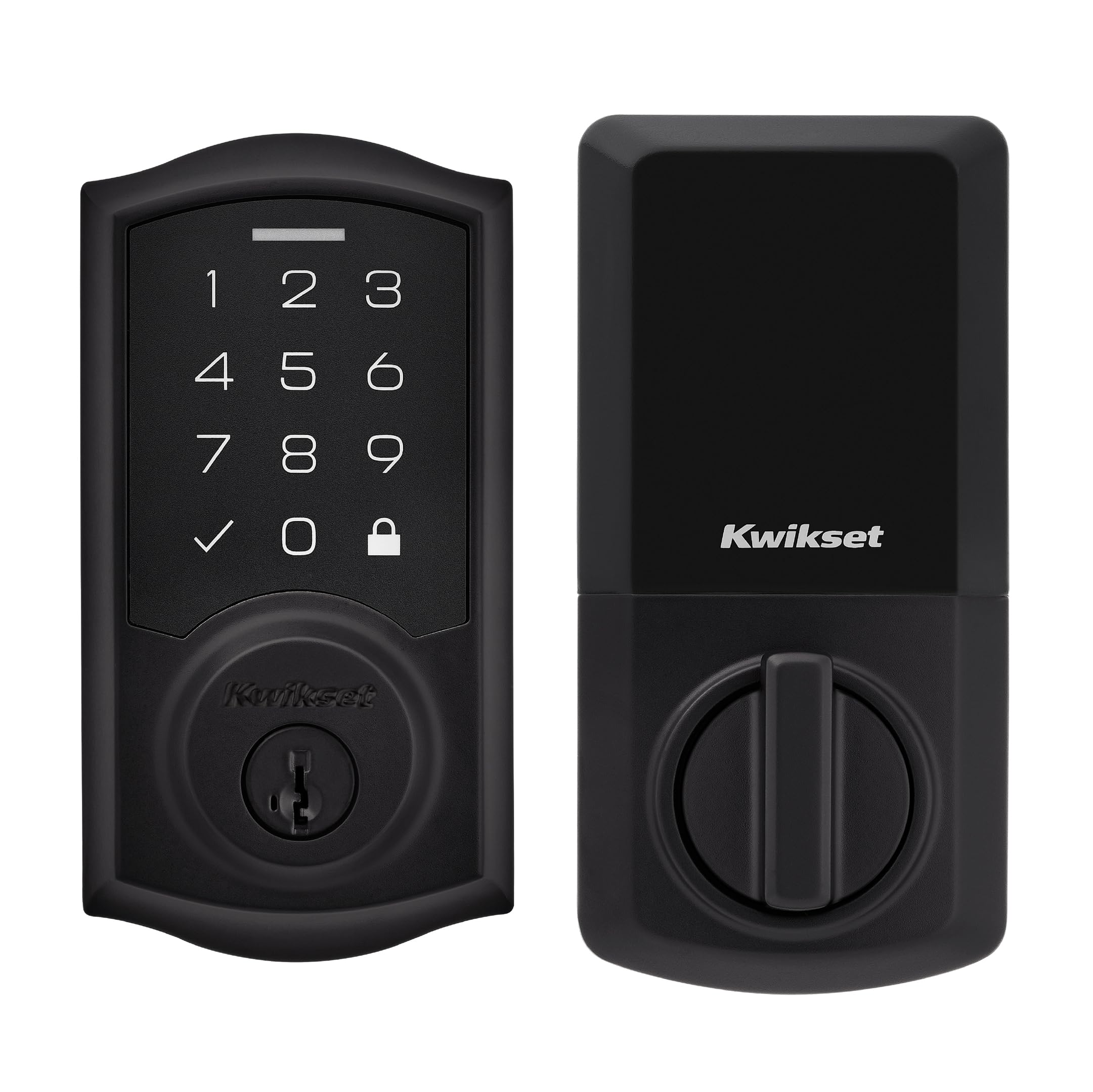 Photo 1 of **MAJOR DAMAGE**
Kwikset SmartCode 270 Keyless Entry Electronic Touchpad Deadbolt Door Lock with Auto-Lock, Custom User Codes, Advanced Security in Matte Black Traditional