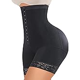FeelinGirl Butt Lifter Shapewear Tummy Control Shorts Body Shaper for Women with Lace Trim