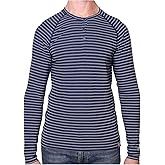 MERIWOOL Men's Base Layer Long Sleeve Henley - Lightweight Merino Wool Thermal