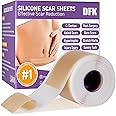 Silicone Scar Sheets, Silicone Scar Tape(1.6"x 118" Roll-3M), Reusable Professional Scar Silicone Strips, Soft Silicone Scar Sheets for Surgical Scars,Keloid,Acne Scars,Burn Scar,C-Section