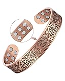 Feraco Copper Magnetic Bracelets for Men Women with