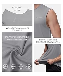 Cakulo Mens Sleeveless Shirts Muscle Tank Tops for