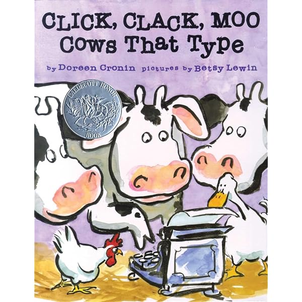 40 CLICK, CLACK, MOO Cows That Type 音声絵本 Click, Clack, Moo: Cows That Type: Cronin, Doreen, Lewin, Betsy