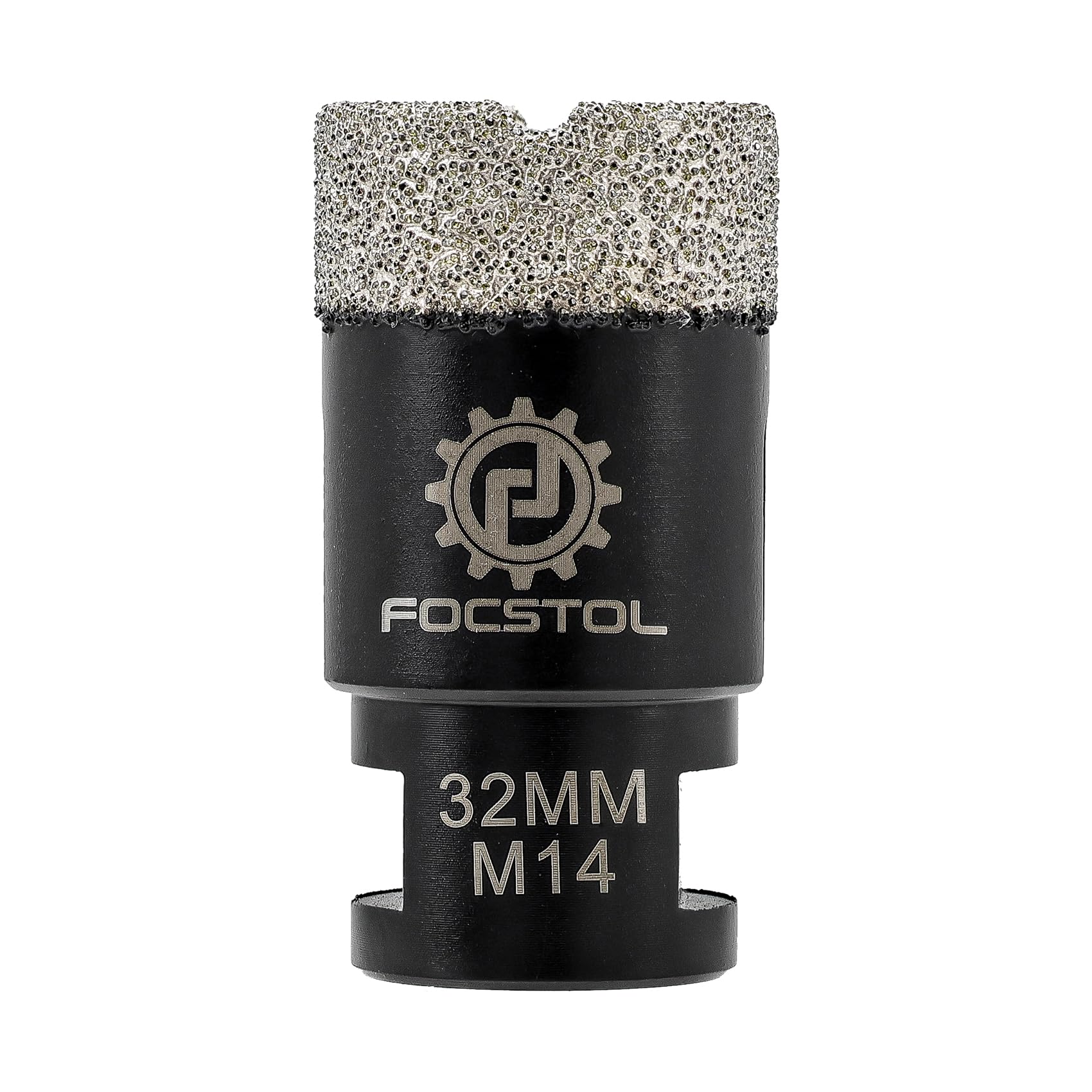 FOCSTOL Diamond Core Drill Bit - 32mm Diamond Hole Saw for Porcelain Ceramic Tile Marble Granite Quartz M14 Thread — image 1